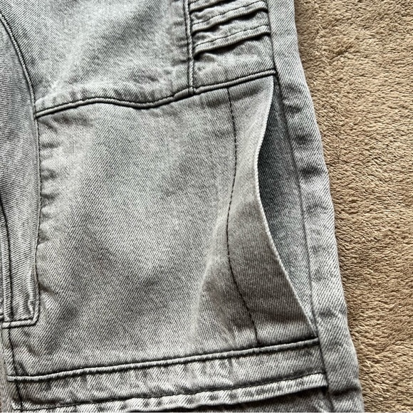 Cotton-On Gray Faded Wash Slim Denim Slouch Jogger Pants Women's Size 28 - Picture 5 of 12